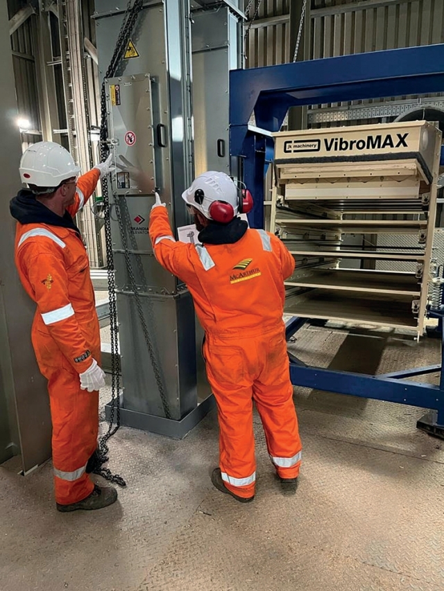 Installation of cleaning equipment to improve operational efficiencies. 