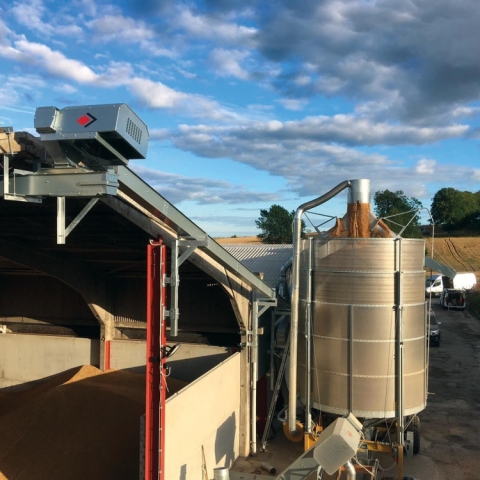 Increased arable drives need for Dunecht Home Farms to work with McArthur BDC and Sellars Agriculture to update grain processing plant  